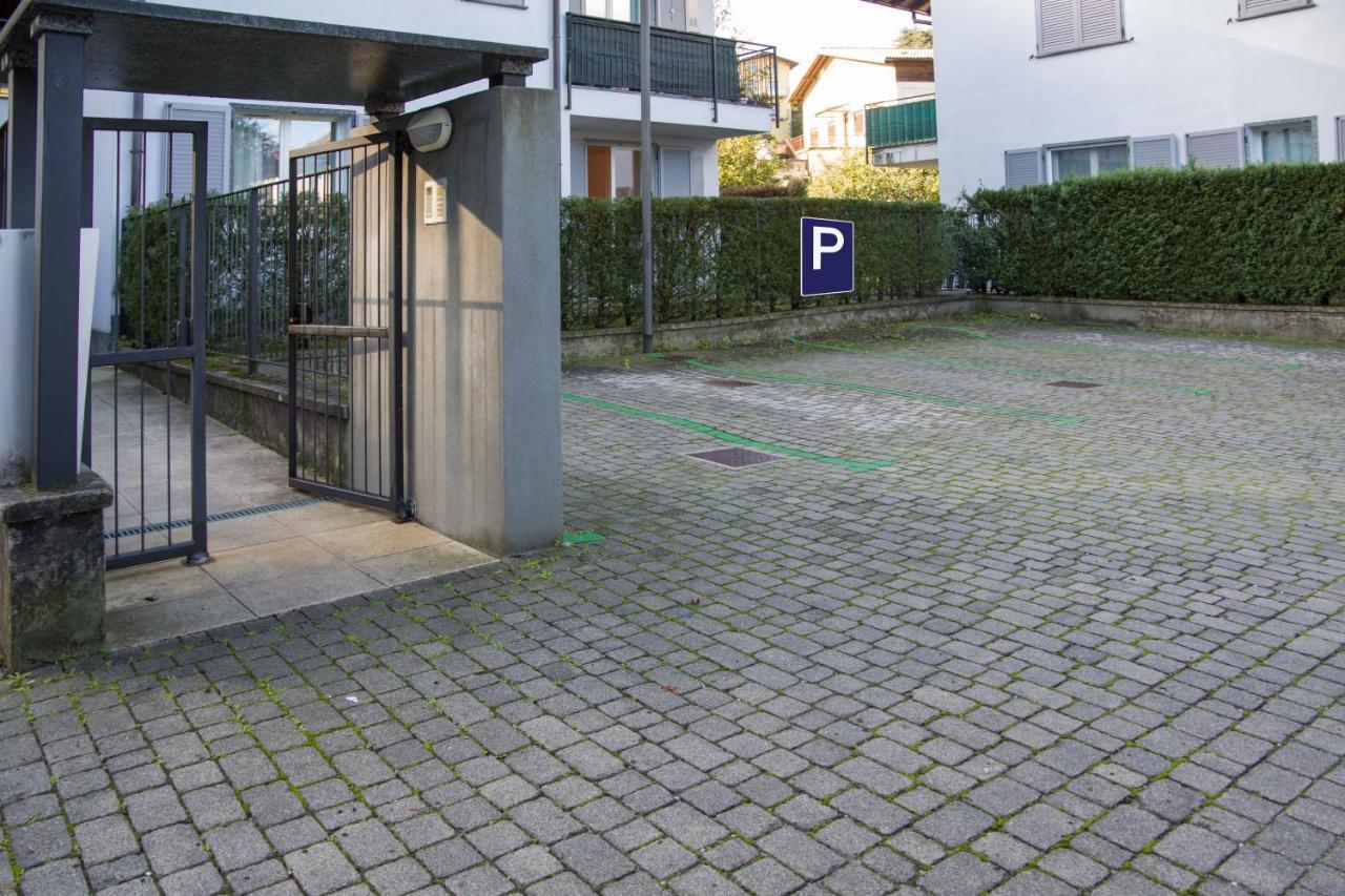 Appartamento Con Giardino E Parcheggio Privato Bellagio Bagian luar foto